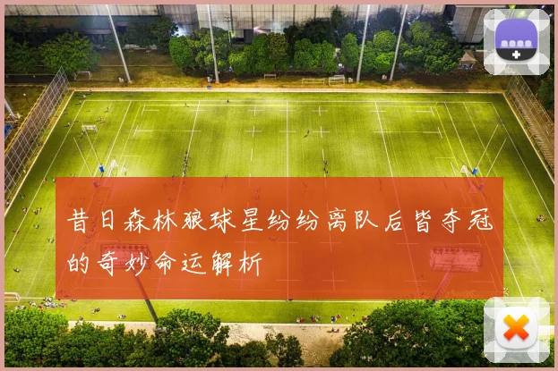 昔日森林狼球星纷纷离队后皆夺冠的奇妙命运解析